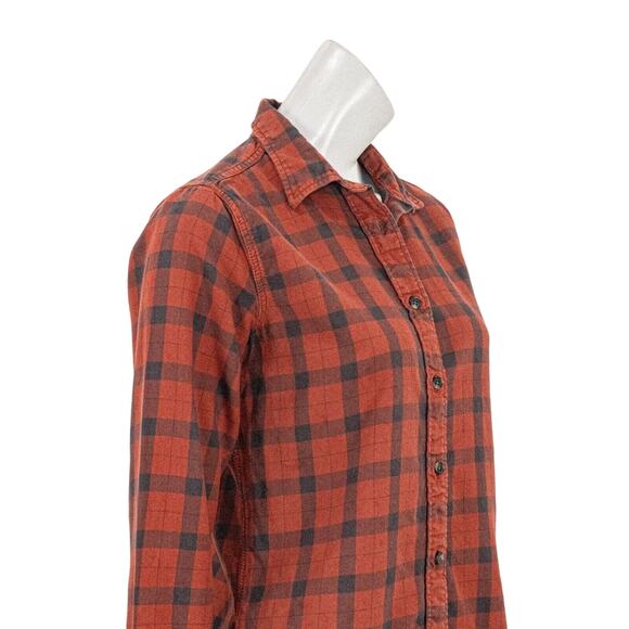 CC Filson Co Women's Button up alaskan Shirt in Brick Red Plaid Size Small - Picture 7 of 8